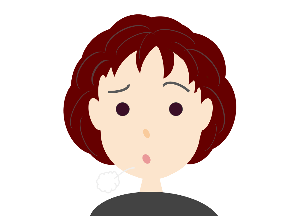50代女性溜息