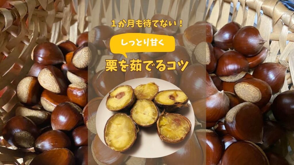 しっとり甘い栗の茹で方